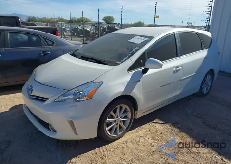 2012 Toyota Prius V Five from USA, damaged, VIN JTDZN3EU6C3139431